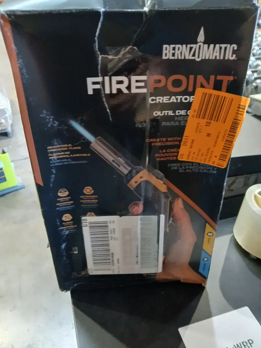 FirePoint Creator Tool Compatible w/MAP-Pro Gas and Propane Gas with 41in Flexible Extended Hose and Fuel Cylinder Stand - image 2