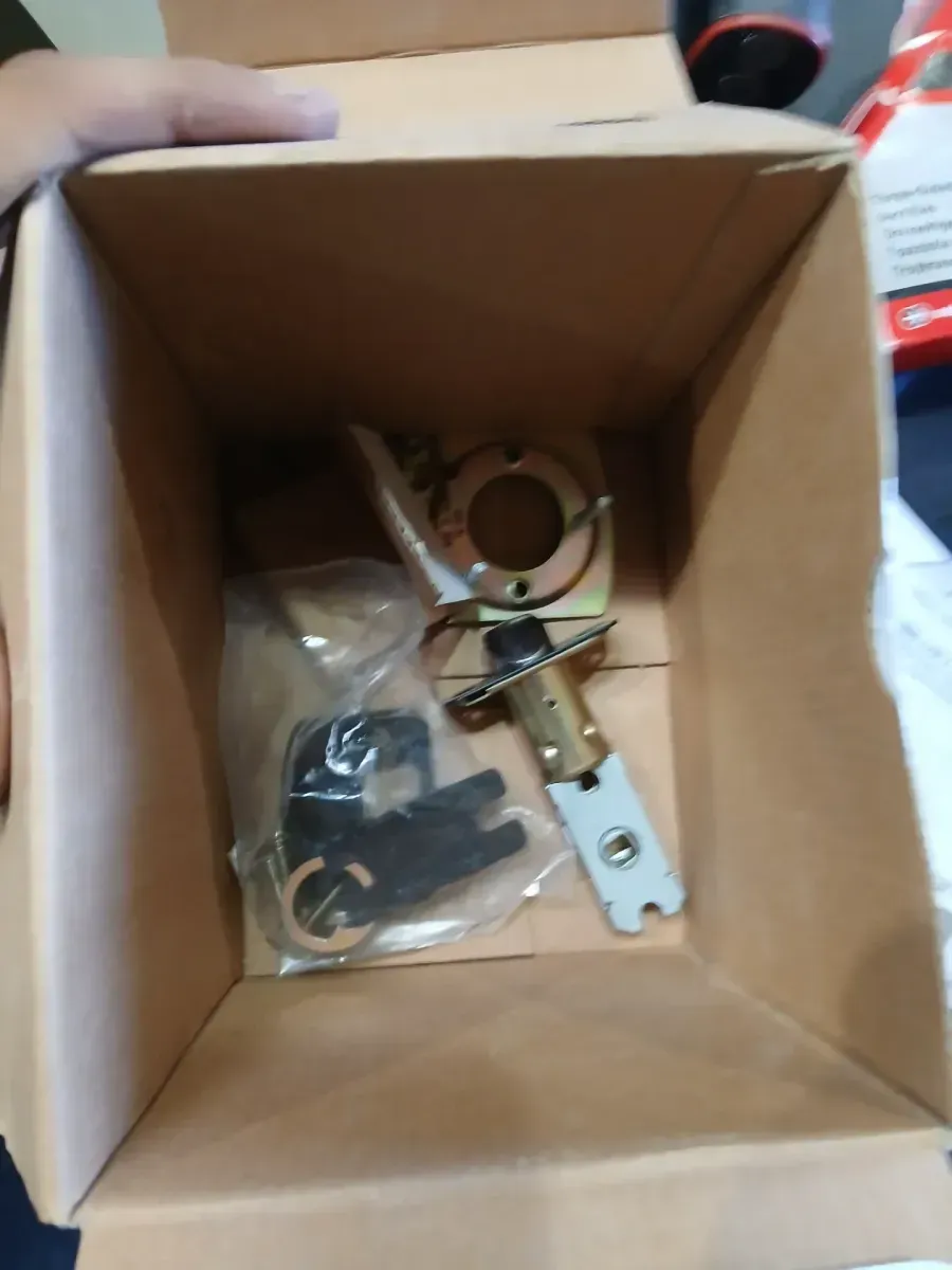 Compact Touch Matte Black Electronic Touchpad Keyed Entry Door Handle with Freedom Style Lever - image 4