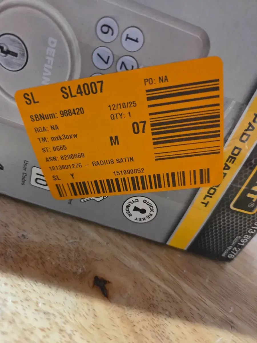 Defiant Electronic Keypad Deadbolt Lock - Satin Nickel - image 2