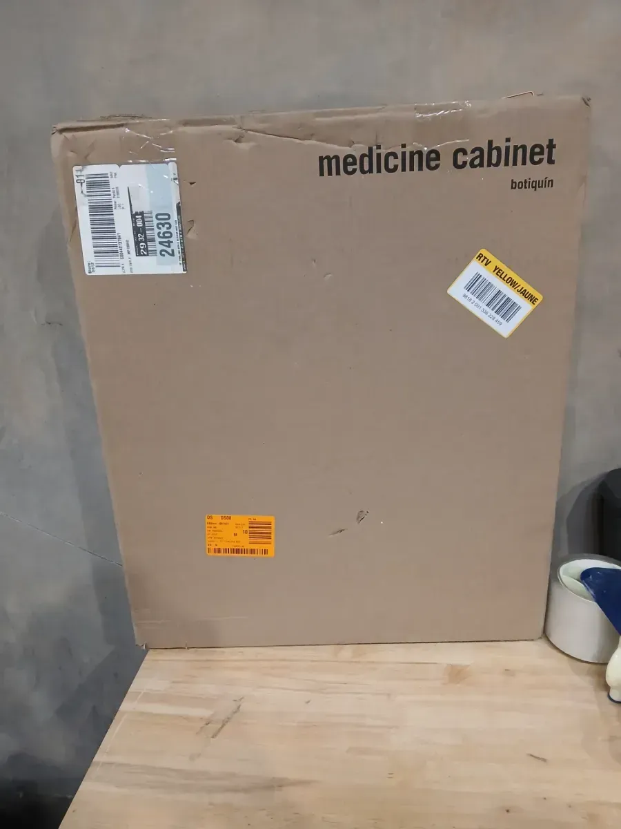 16 in. W x 20 in. H Rectangular Recessed or Surface Mount Frameless Beveled Mirror Medicine Cabinet - image 2