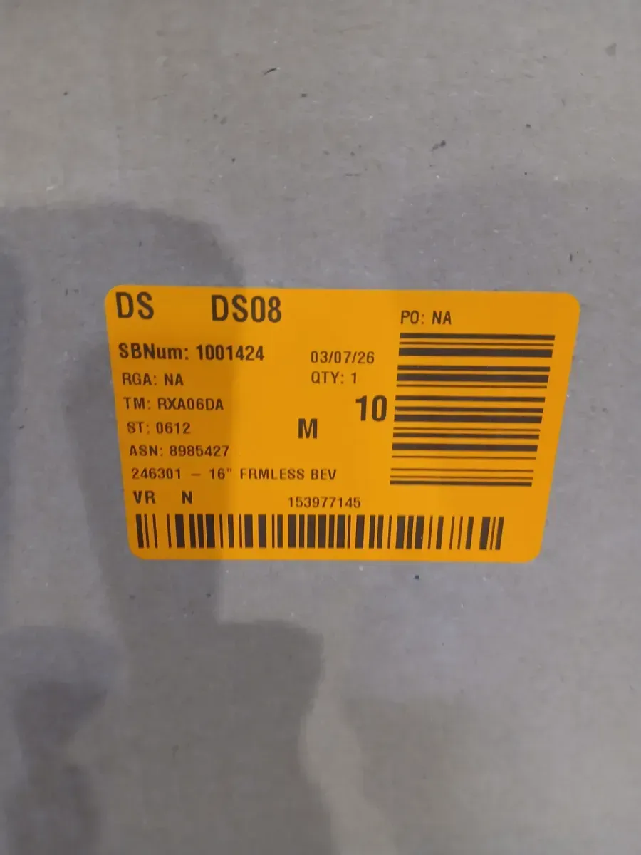 16 in. W x 20 in. H Rectangular Recessed or Surface Mount Frameless Beveled Mirror Medicine Cabinet - image 5