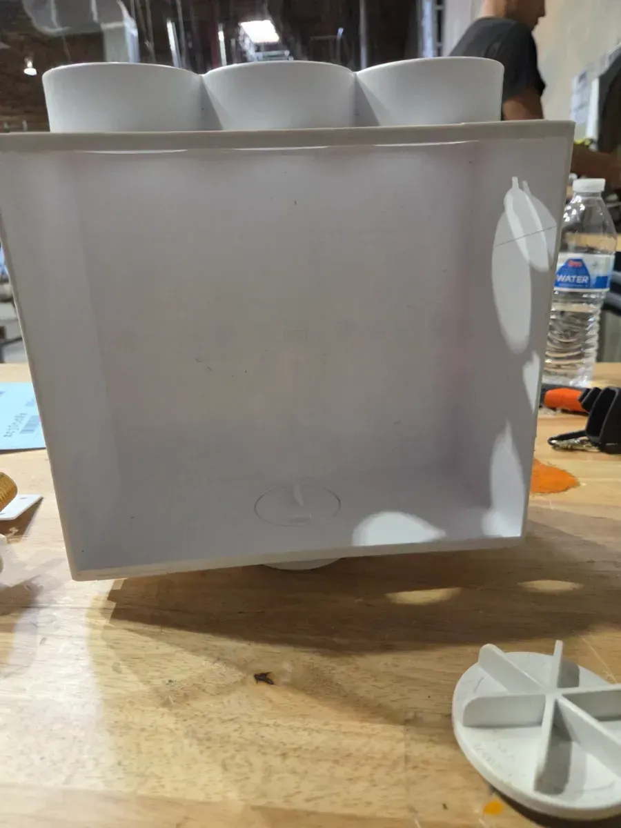 Quadtro 2 in. Copper Sweat Connection Washing Machine Outlet Box with Water Hammer Arresters - image 3