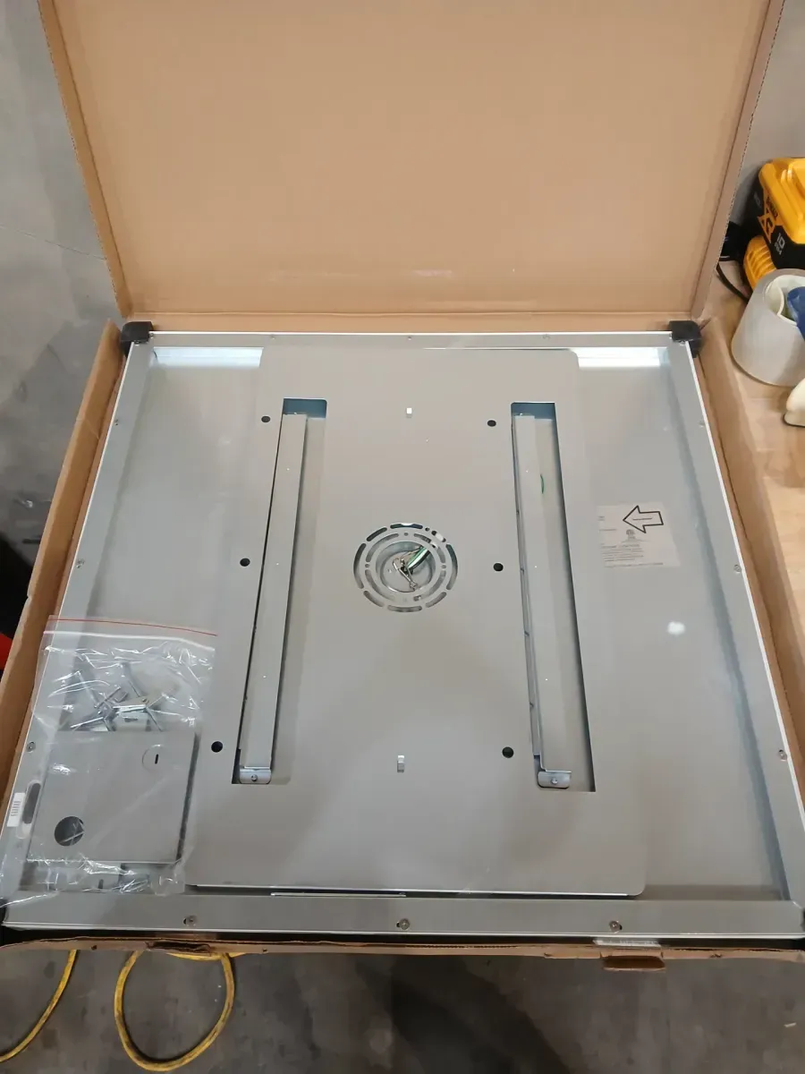 1-Pack 2 ft. x 2 ft. 4250 Lumens Non-Dimmable Integrated LED Flat Panel Ceiling Flush Mount Fixture Selectable 5CCT - image 3