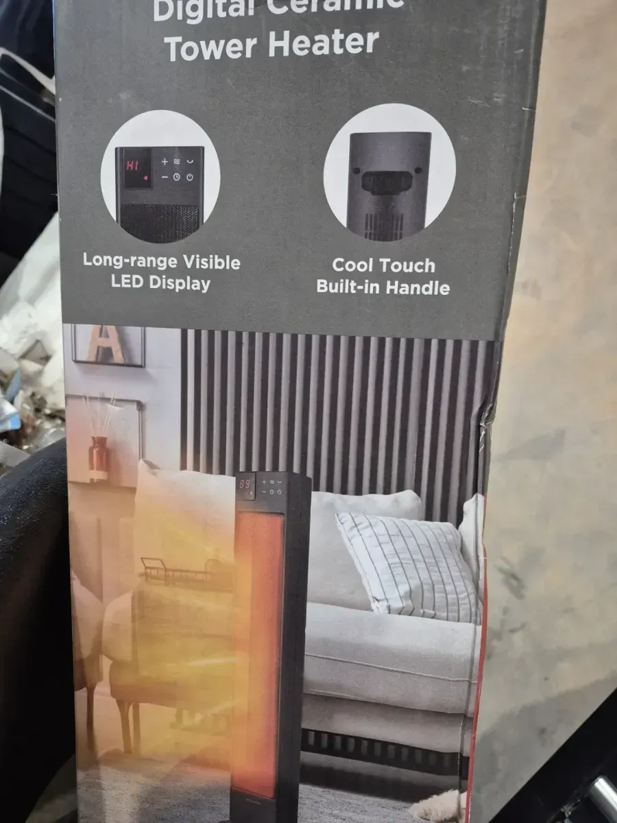 30 in. 1500-Watt Digital Tower Ceramic Heater - image 2