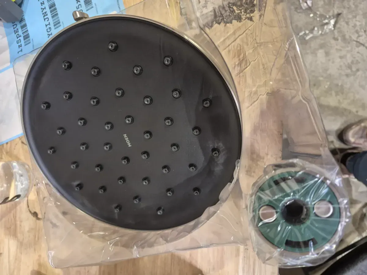 Verso 8-Spray Patterns with 1.75 GPM 9 in. Wall Mount Fixed Shower Head with Infiniti Dial in Spot Resist Brushed Nickel - image 2