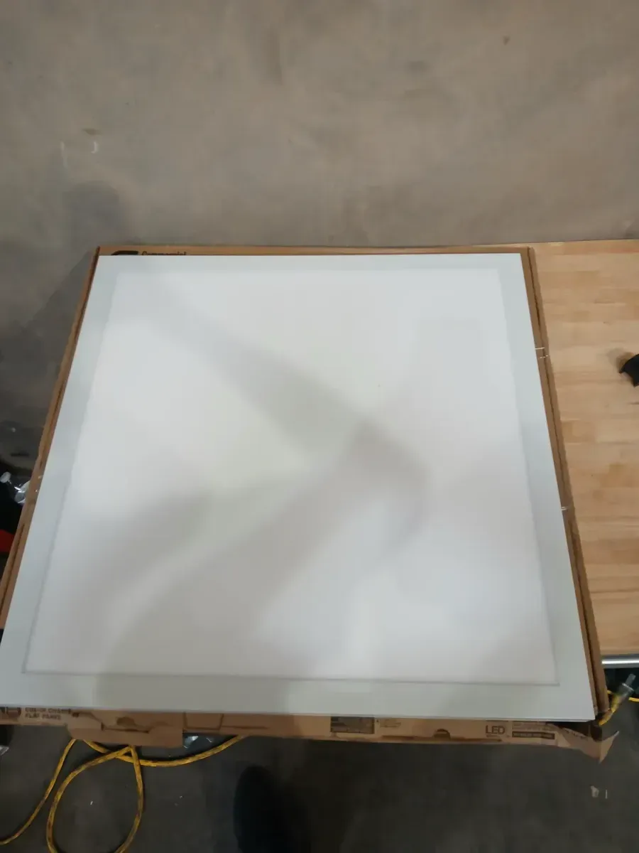 1-Pack 2 ft. x 2 ft. 4250 Lumens Non-Dimmable Integrated LED Flat Panel Ceiling Flush Mount Fixture Selectable 5CCT - image 4