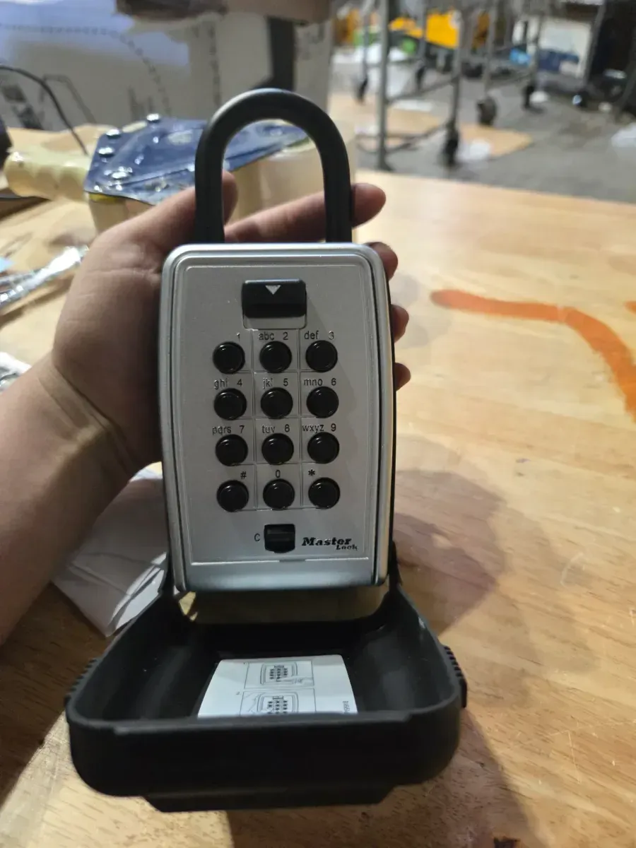 Lock Box, Resettable Push Button Combination - image 2