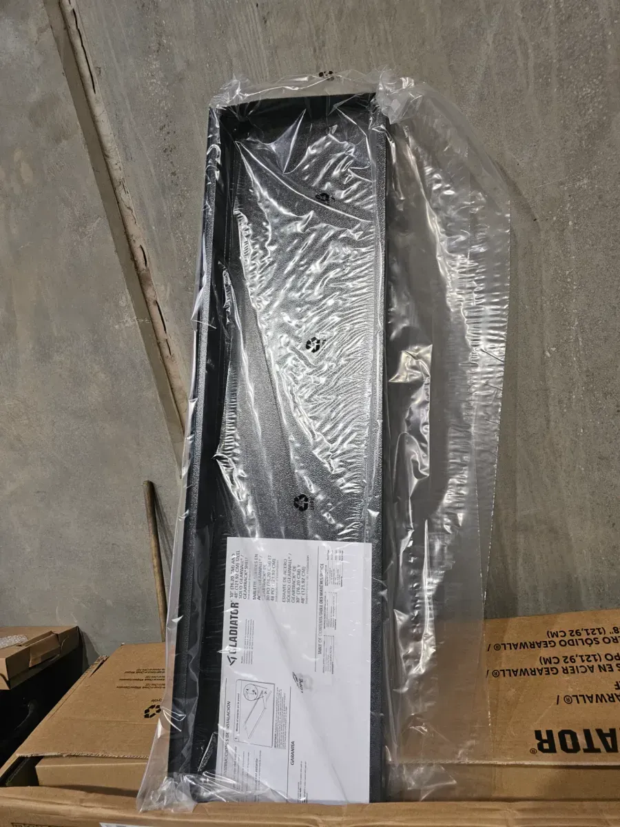 Premier Series 12 in. x 48 in. Steel Garage Wall Shelving in Hammered White - image 4