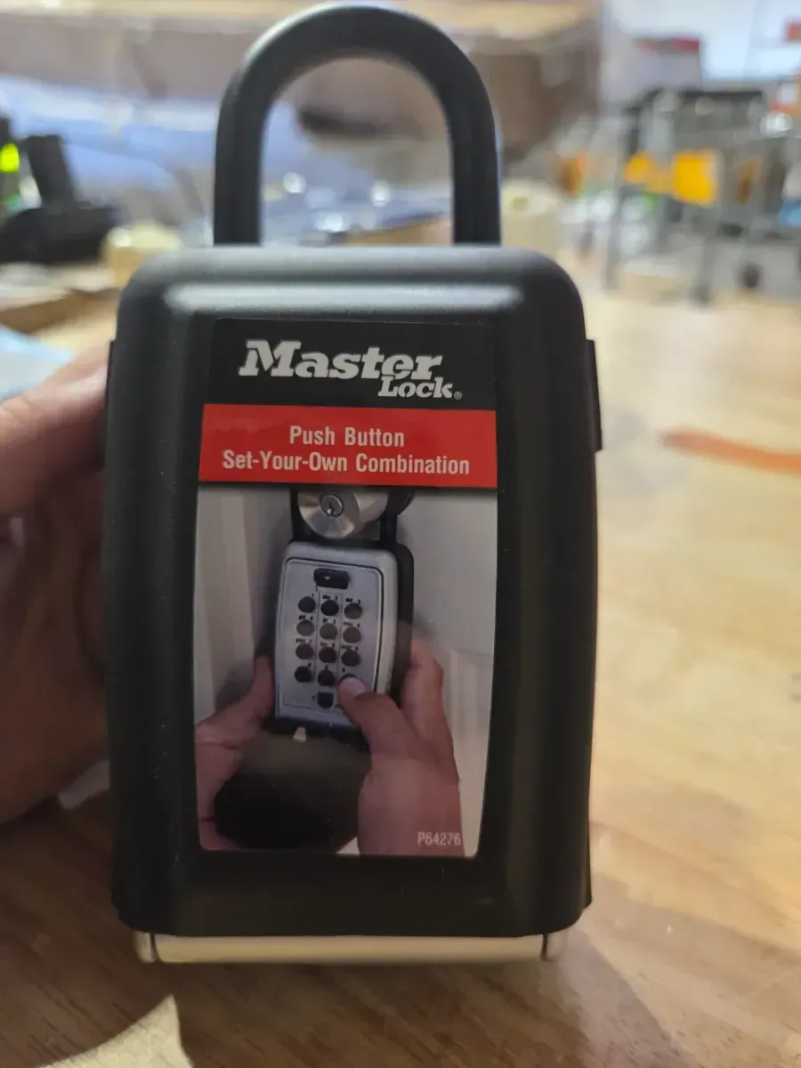 Lock Box, Resettable Push Button Combination - image 3