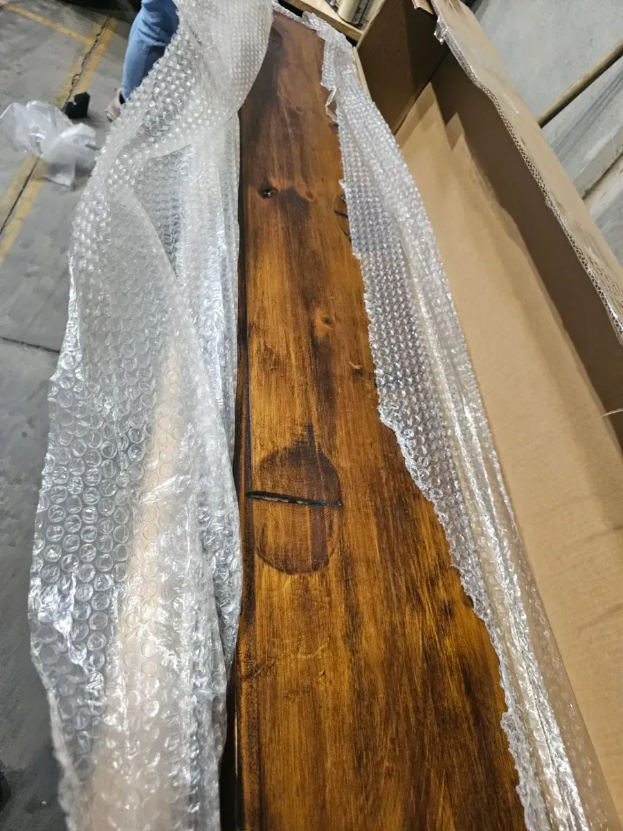 72 in. Rustic Fireplace Wall Cap Shelf Mantel - image 4