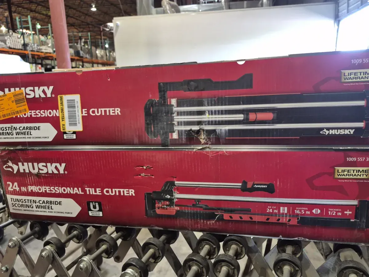 24 in. Tile Cutter with Tungsten Carbide Blade and Adjustable Gauge - image 2