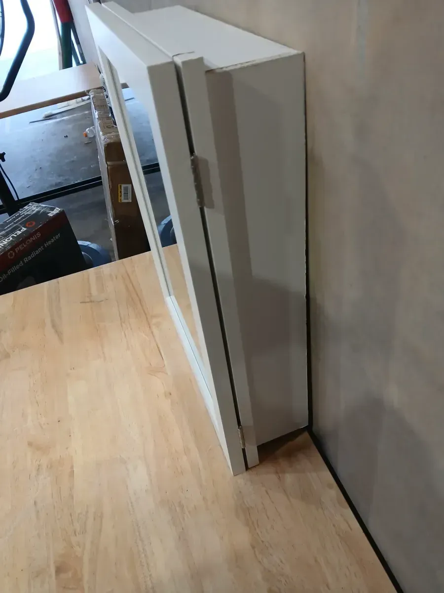 Glacier Bay 15-1/4 in. W x 19-3/8 in. H Rectangular Framed Recessed or Surface-Mount Bathroom Medicine Cabinet with Mirror, White - image 4