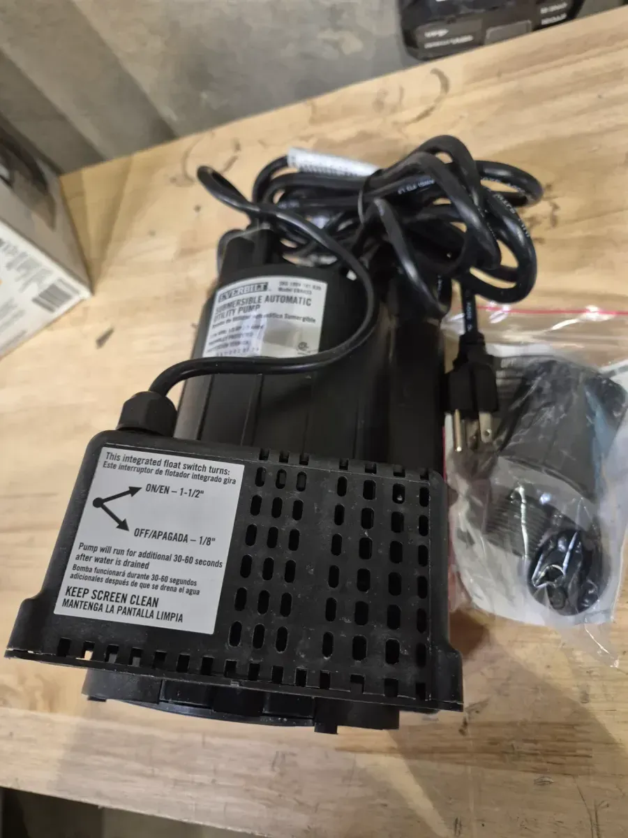 Everbilt 1/3 HP Automatic Utility Pump - image 5