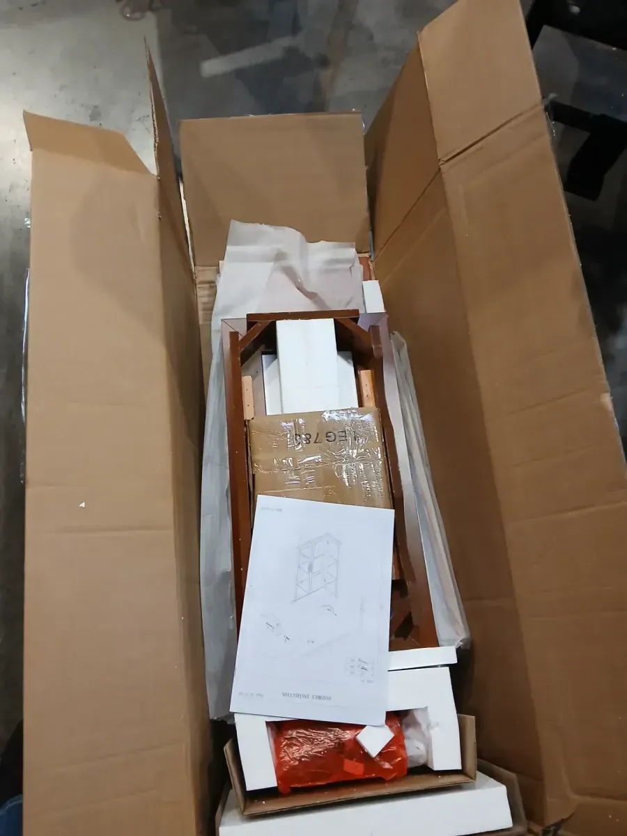 Curio Oak Cabinet Lighted Curio Diapaly Cabinet with Adjustable Shelves and Mirrored Back Panel Tempered Glass Doors - image 3