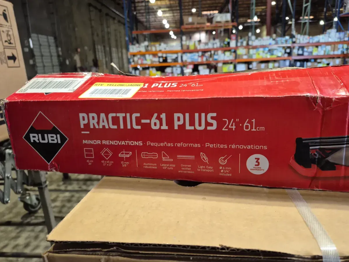 Rubi Practic 61 Plus-24 in. Tile Cutter with Tungsten Carbide Blade and Roller Guide - image 3
