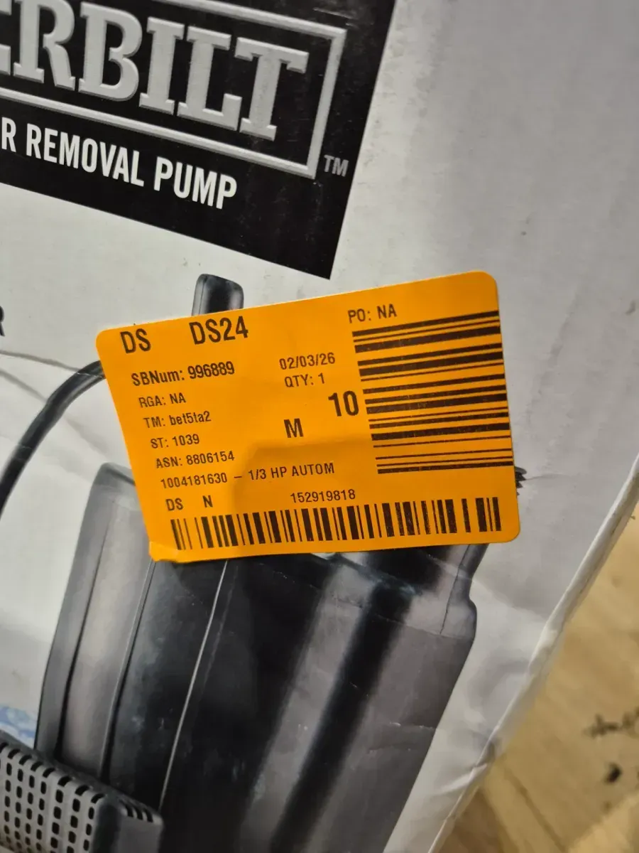 Everbilt 1/3 HP Automatic Utility Pump - image 2