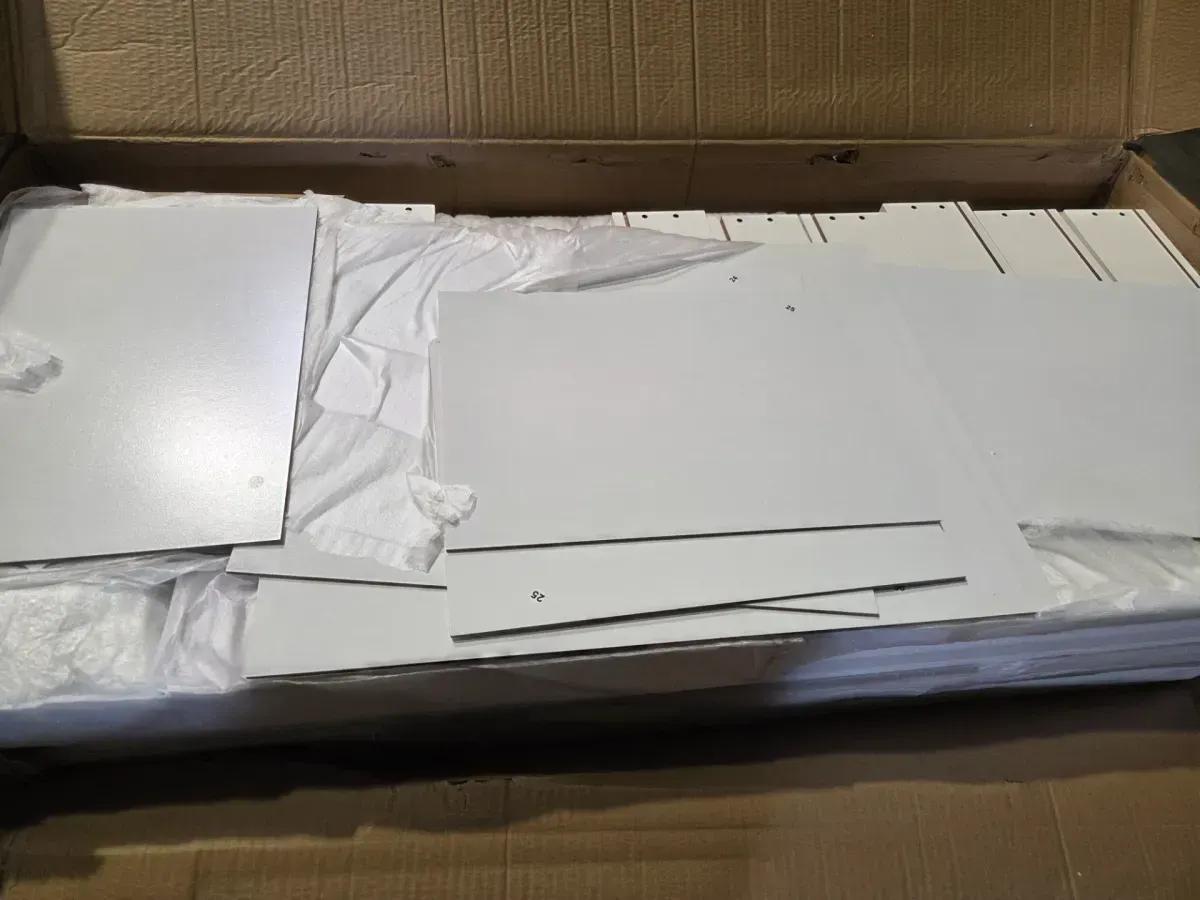 White Makeup Vanity Desk 9 Drawers Wood Dressing Table With 3 LED Bulb Light Mirrors, Glass Top, Hidden Storage Shelves - image 2