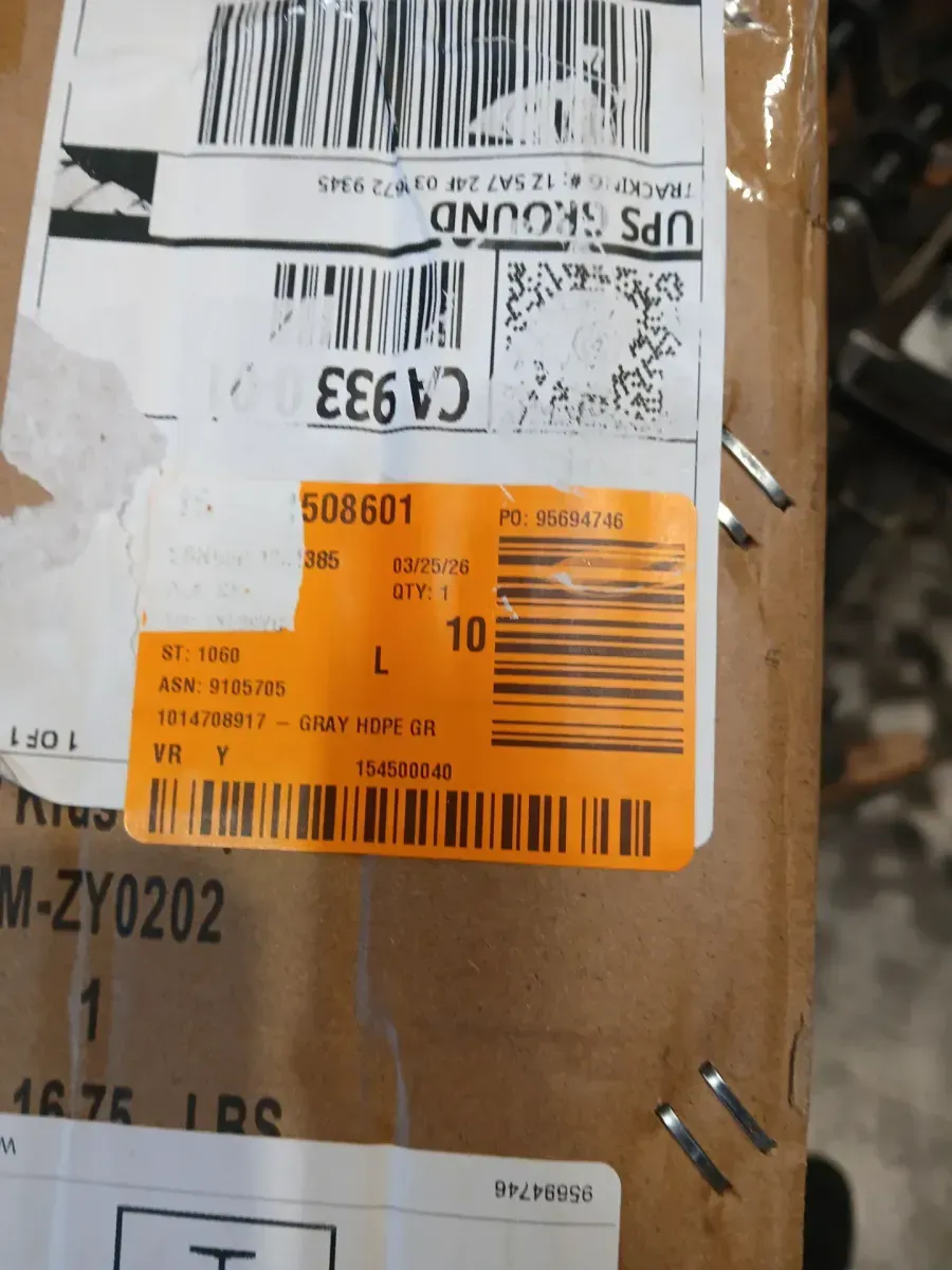 Gray HDPE Growing Up Dining Chair Adjustable Height Toddler Tower Use 5-Point Seat Belts, Movable Large Dinner Plate - image 4