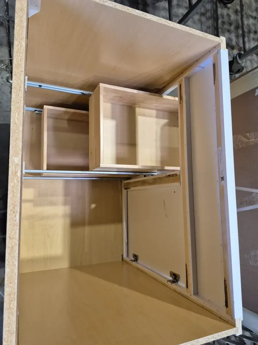 Glacier Bay Hampton 30 in. W x 21 in. D x 33.5 in. H Bath Vanity Cabinet without Top in White - image 6