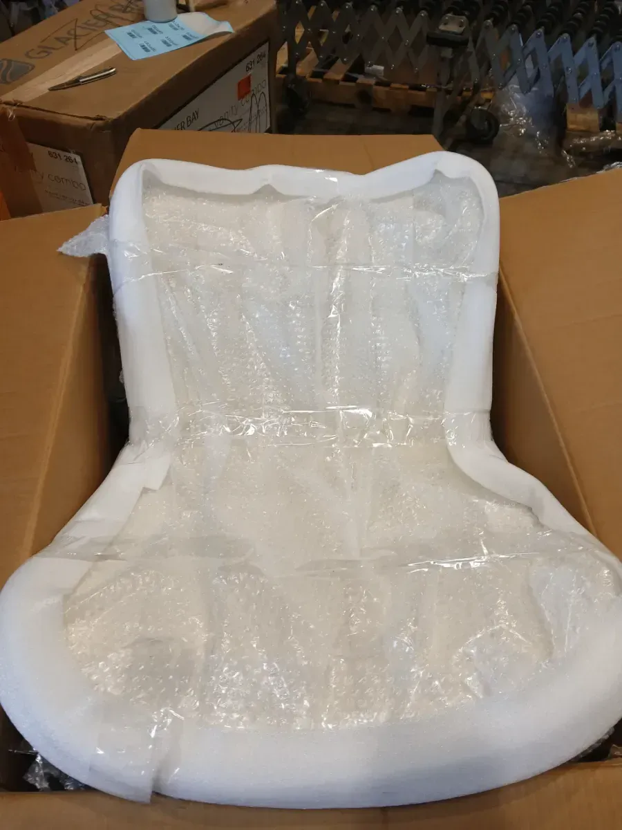 White PU Leather Dining Chair Set of 2,Mid-Century Modern Accent Chairs for Kitchen,Dining Room,Living Room,Reception - image 3