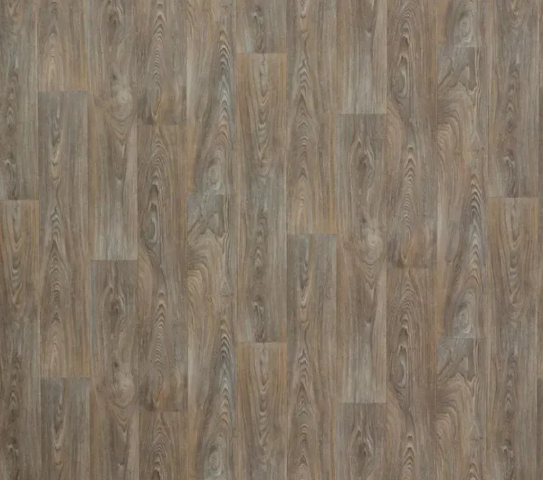 Scorched Walnut Grey Wood 10 MIL x 12 ft. Wide x Cut to Length Waterproof Vinyl Sheet Flooring - image 4