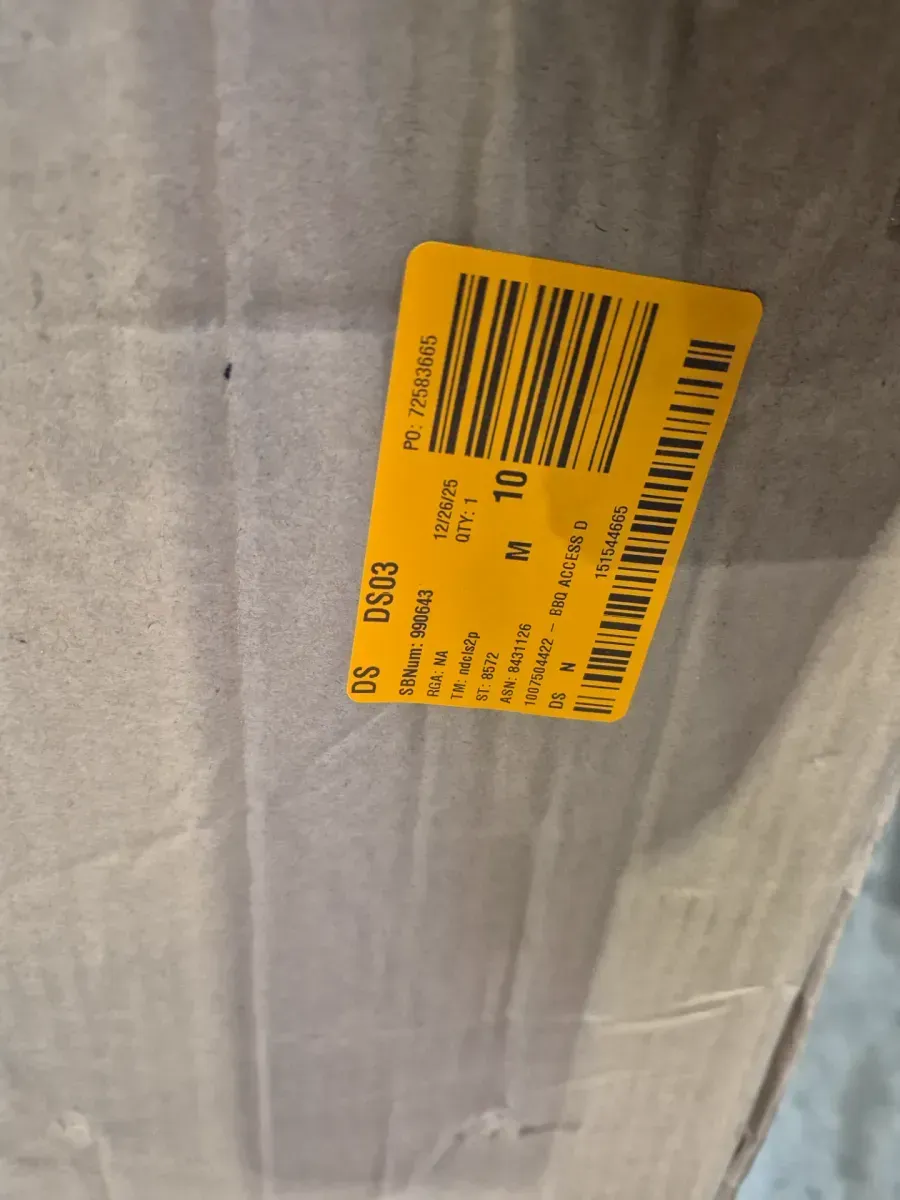 BBQ Access Door 30 in. W x 21 in. H Brushed Stainless Steel Outdoor Kitchen Door with Hooks for Outside Cabinet - image 2