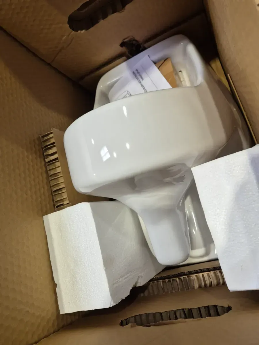 1. 0 GPF Urinal with Siphon Jet Flush Action and Ultima Manual 1.0 GPF Flush Valve Combo - image 3