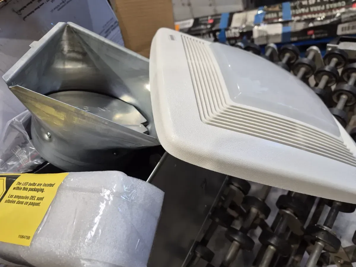 Broan-NuTone QT Series Quiet 130 CFM Ceiling Bathroom Exhaust Fan with Light and Night Light, 1.5 Sones Energy Star Certified - image 5