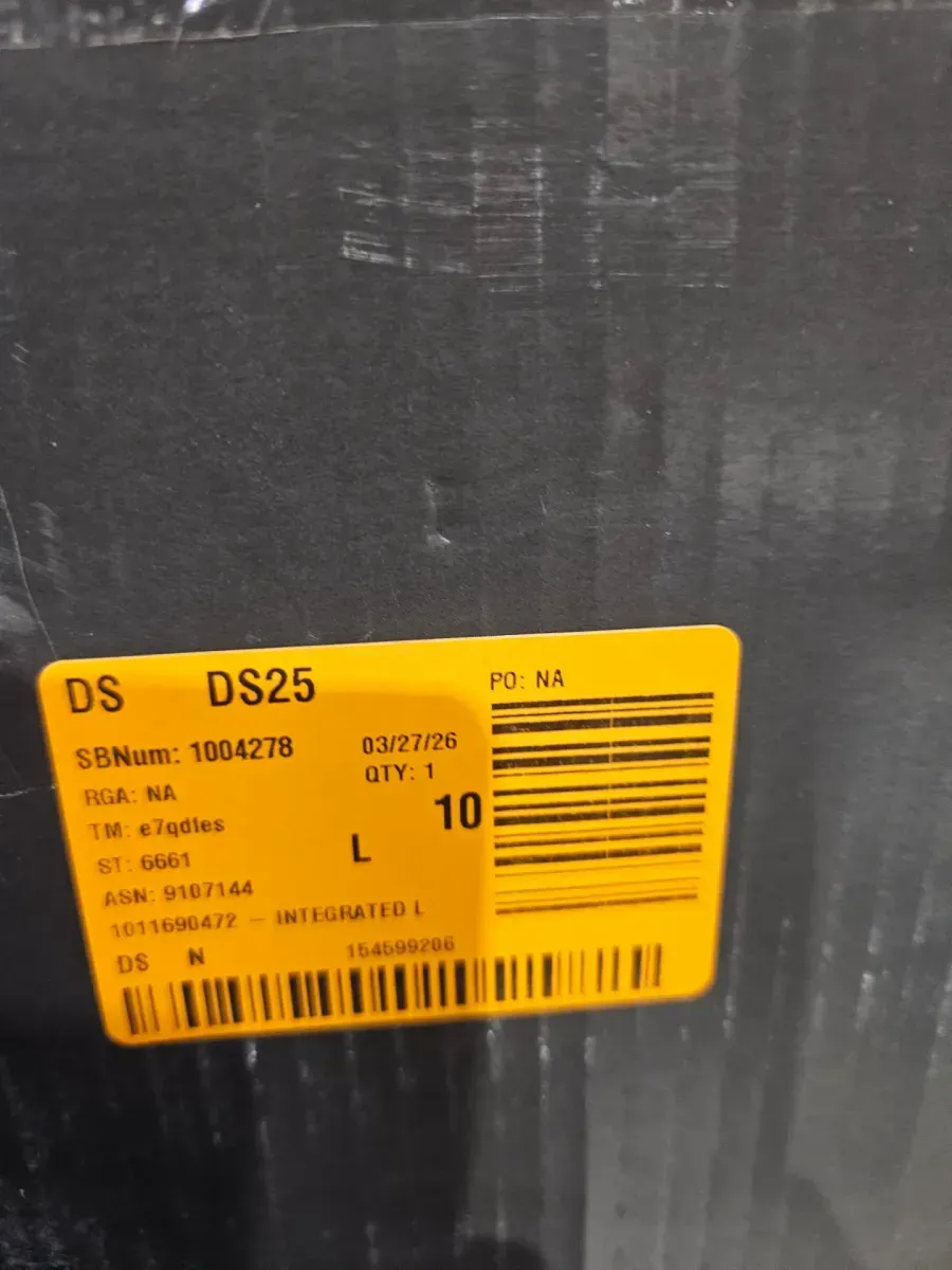 26 in. Integrated LED Black and Gold Ringed Pendant Light Fixture - image 4