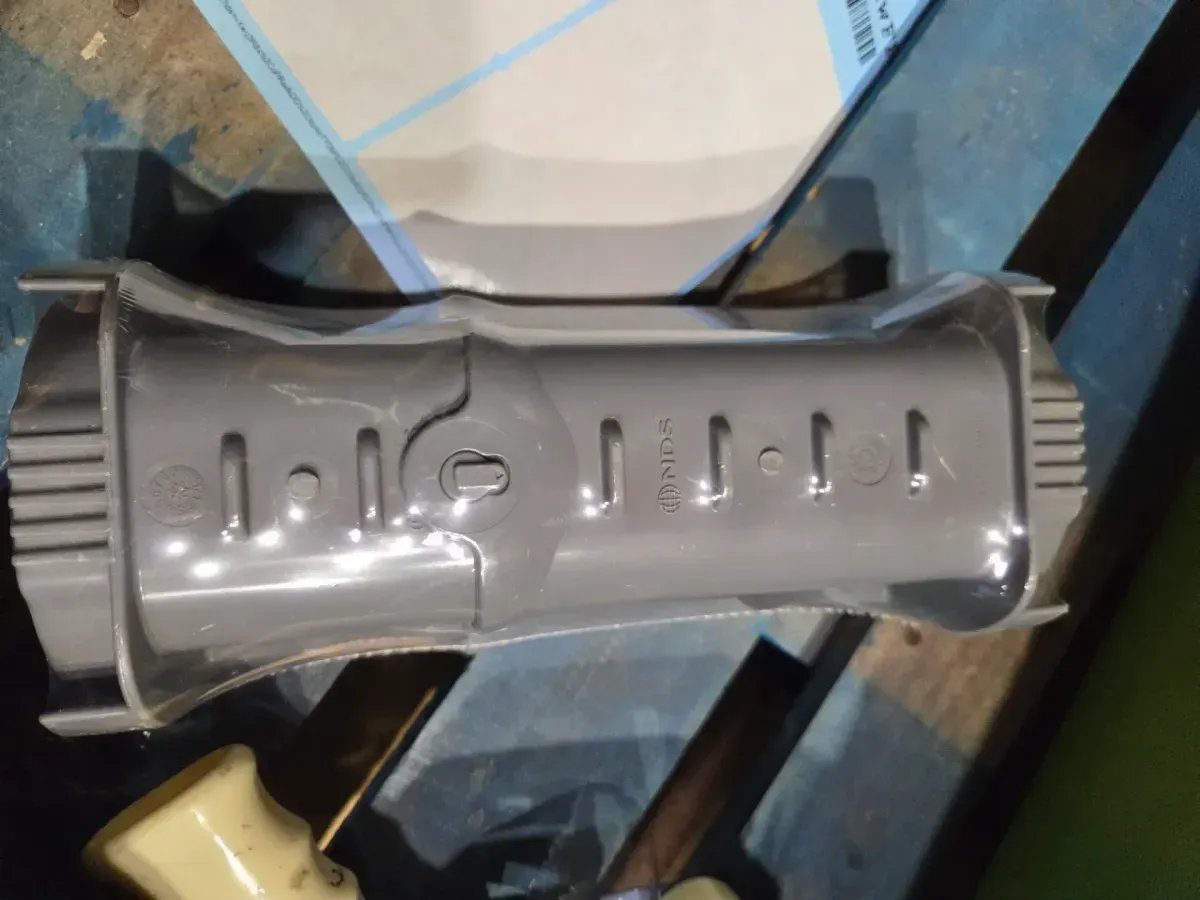 4" Spee-D Contour Channel Drain Kit with Start and End Sections, Two Channel with Gray Grates - image 2