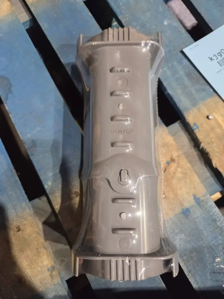 4" Spee-D Contour Channel Drain Kit with Start and End Sections, Two Channel with Gray Grates - image 2