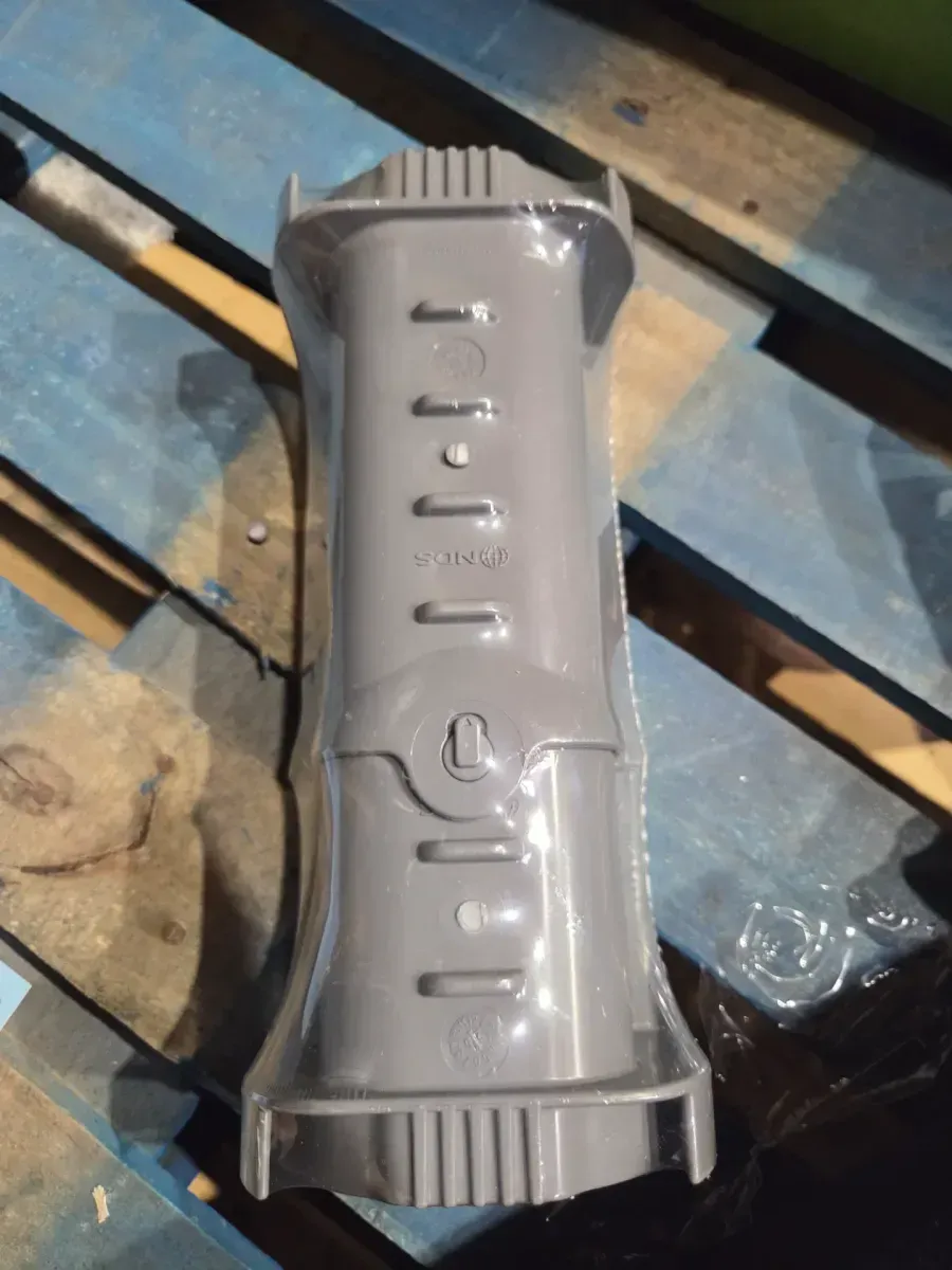 4" Spee-D Contour Channel Drain Kit with Start and End Sections, Two Channel with Gray Grates - image 3