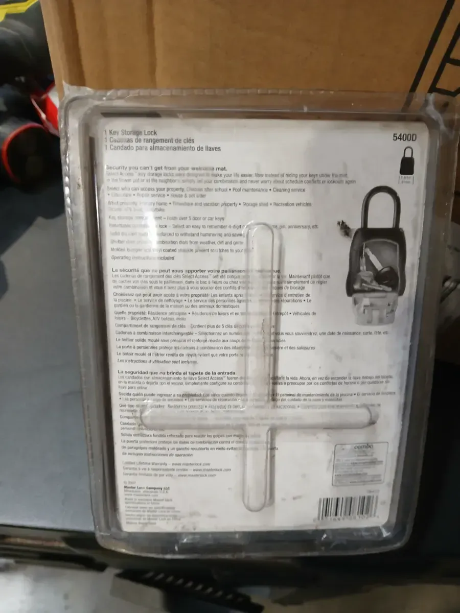 Lock Box, Resettable Combination Dials - image 3