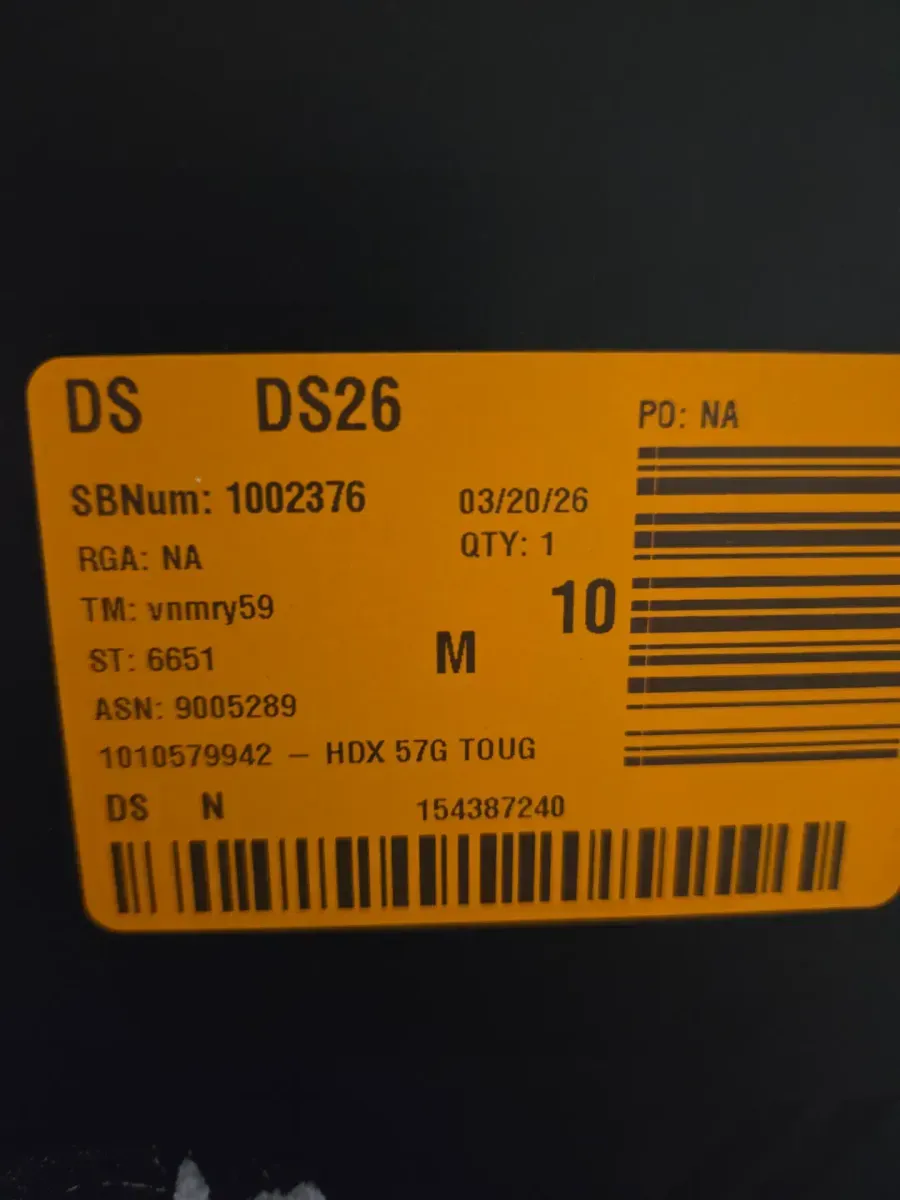 HDX 57 Gal. Tough Storage Tote in Black with Yellow Lid - image 5