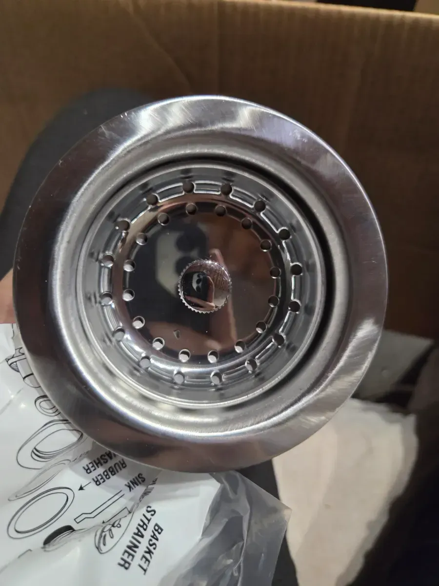 Cursiva 18-Gauge Stainless Steel 33 in. Single Bowl Drop-In Kitchen Sink with Faucet - image 2