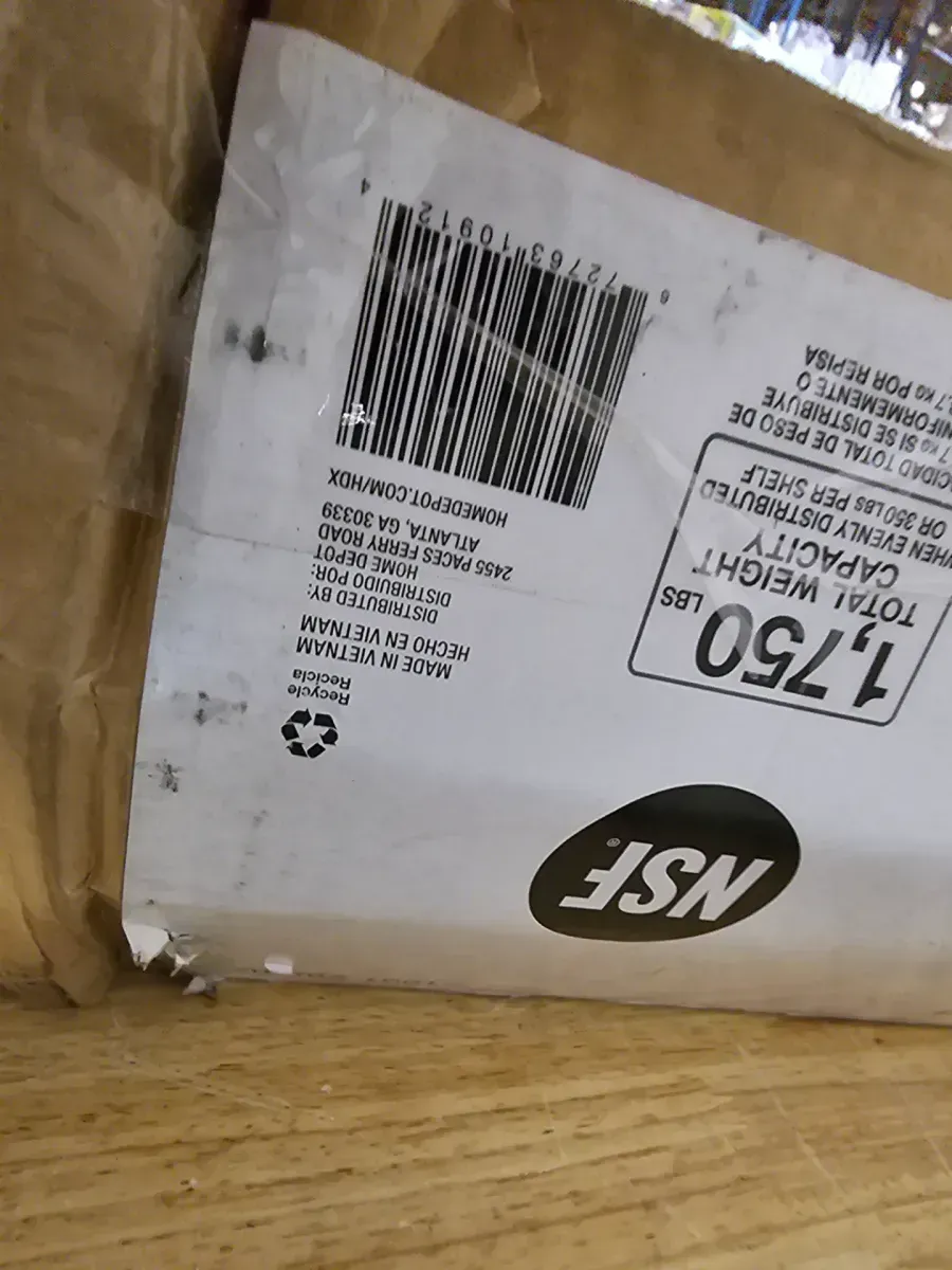 5-Tier Steel Wire Shelving Unit in Chrome (36 in. W x 72 in. H x 16 in. D) - image 2