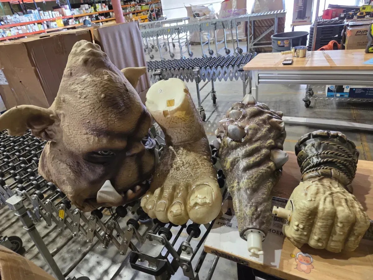 8 ft. Gruesome Grounds Giant-Sized Animated LED Tumble the Troll - image 3