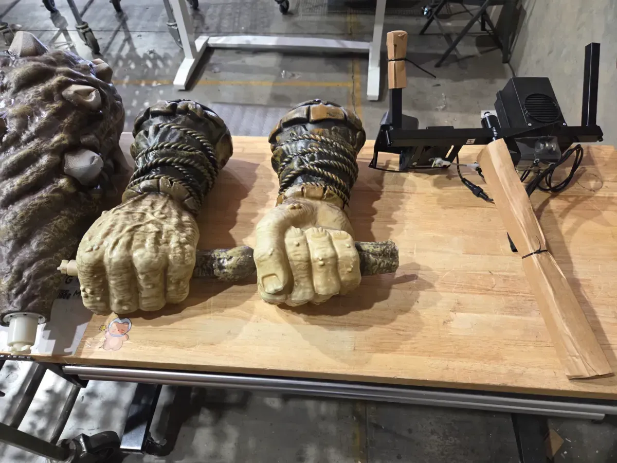 8 ft. Gruesome Grounds Giant-Sized Animated LED Tumble the Troll - image 4