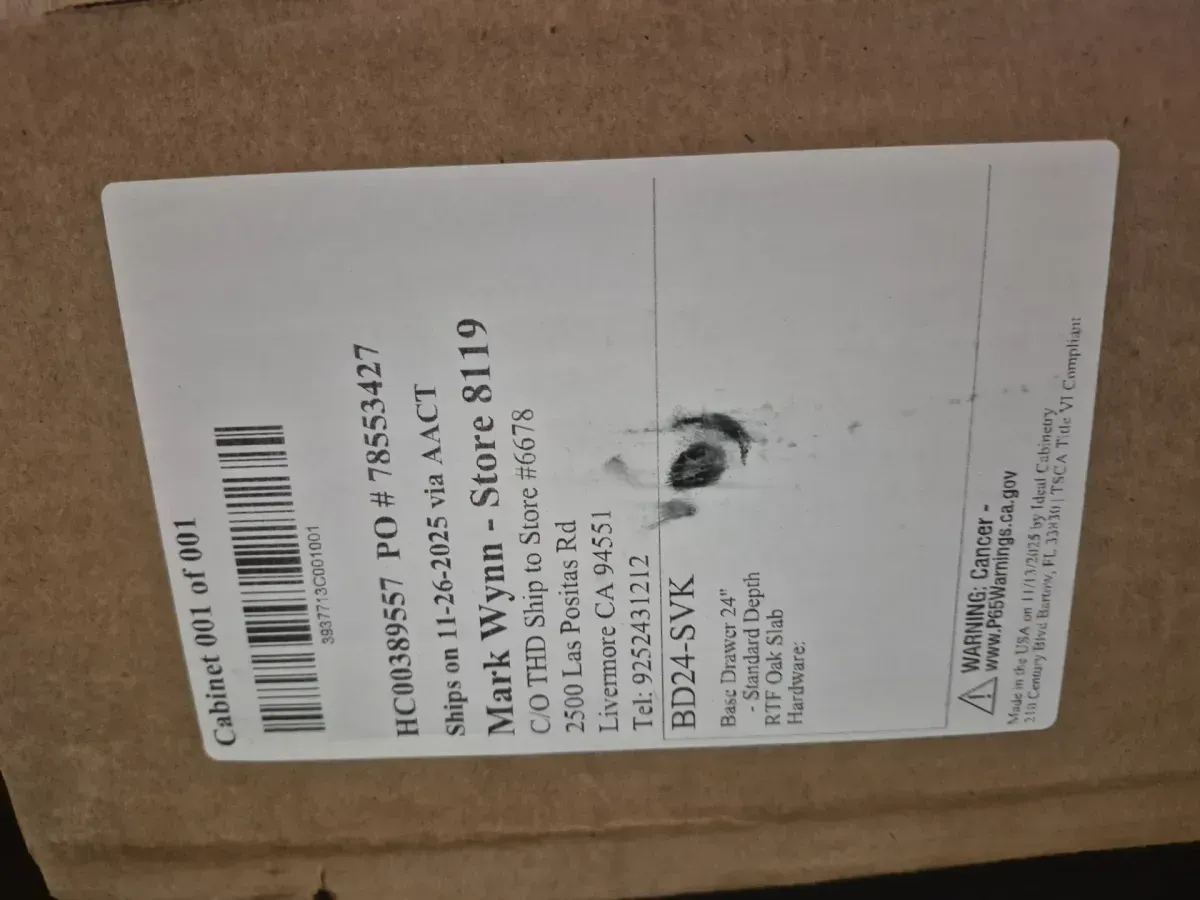 Hampton 24 in. W x 24 in. D x 34.5 in. H Assembled 3 Drawer Base Kitchen Cabinet in Satin White - image 2