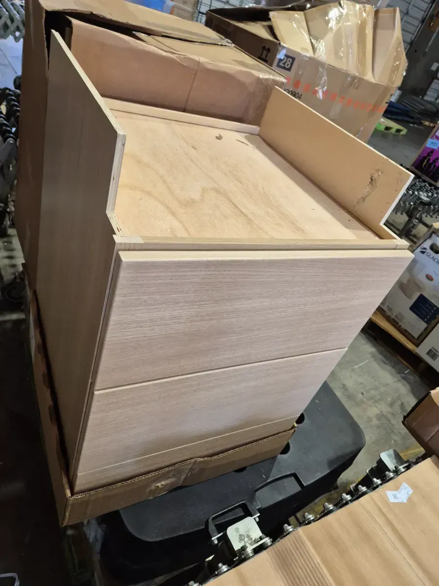 Hampton 24 in. W x 24 in. D x 34.5 in. H Assembled 3 Drawer Base Kitchen Cabinet in Satin White - image 3