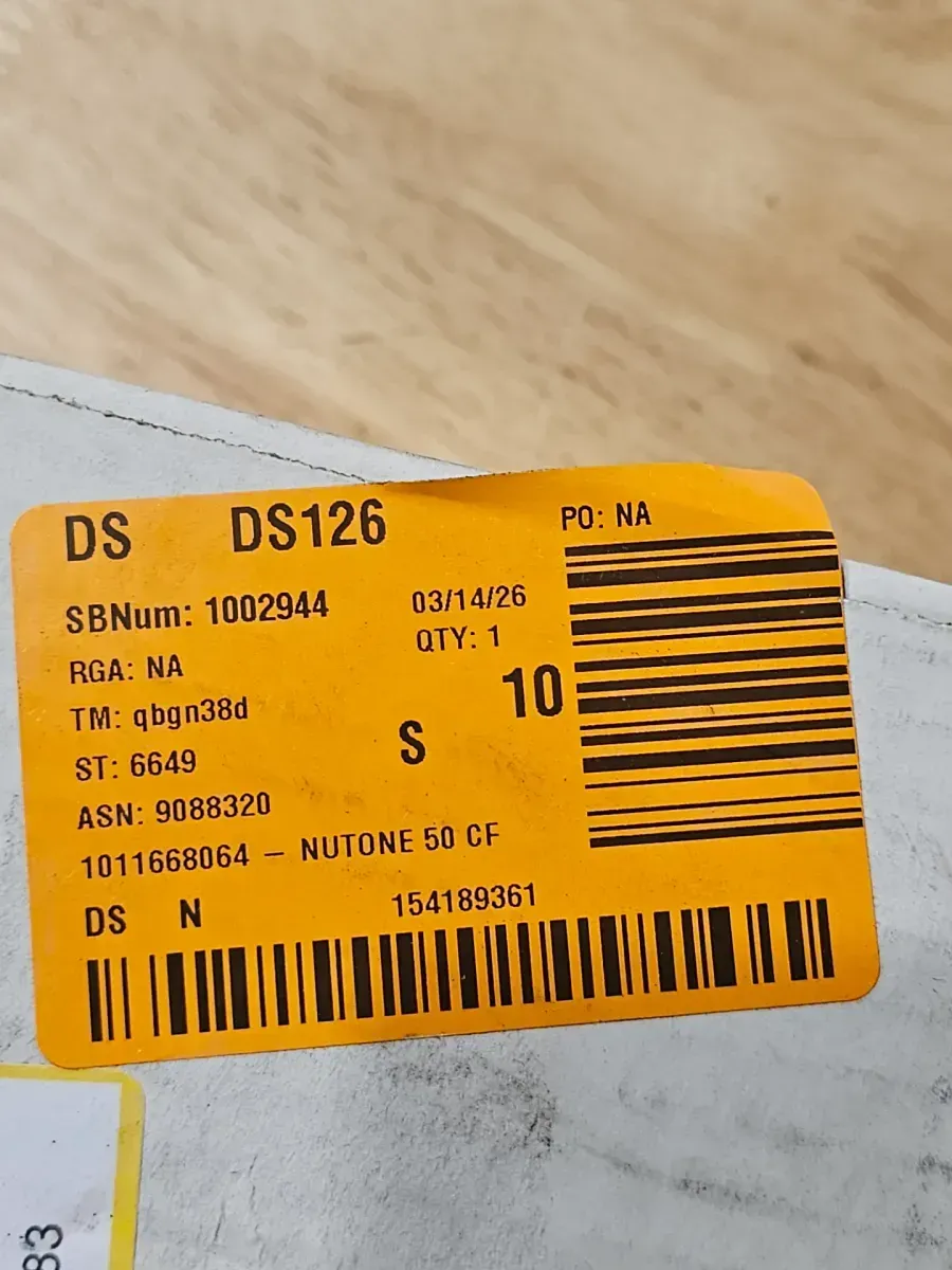 Genuine Replacement Motor Wheel for 696N Ventilation Fan, 50CFM, 4.0 Sones - image 5