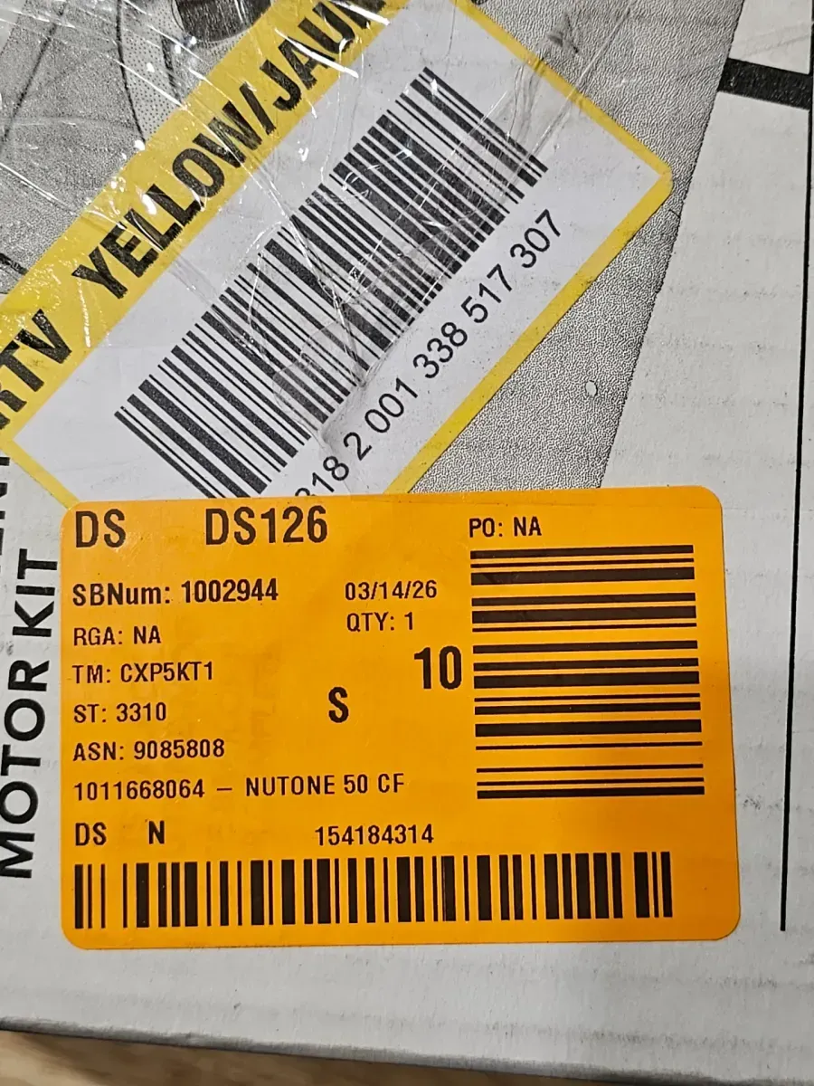 Genuine Replacement Motor Wheel for 696N Ventilation Fan, 50CFM, 4.0 Sones - image 5