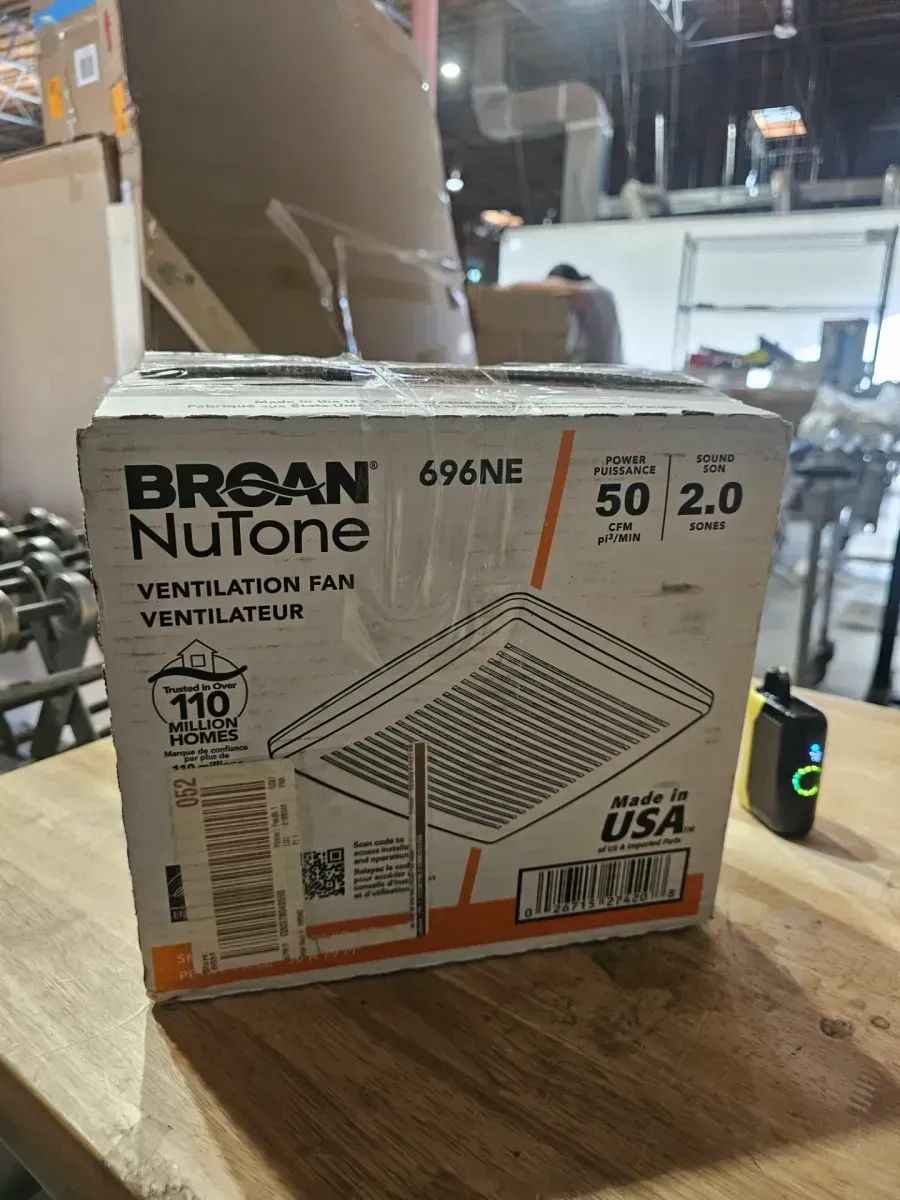 Broan-NuTone 50 CFM Ceiling Bathroom Exhaust Fan with No‑Cut Installation, Quiet Operation - image 7