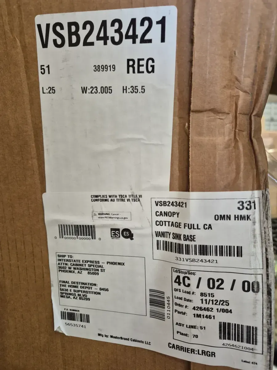 Recessed Panel 36 in. W x 24 in. D x 34.5 in. H Assembled Sink Base Kitchen Cabinet in Unfinished - image 2