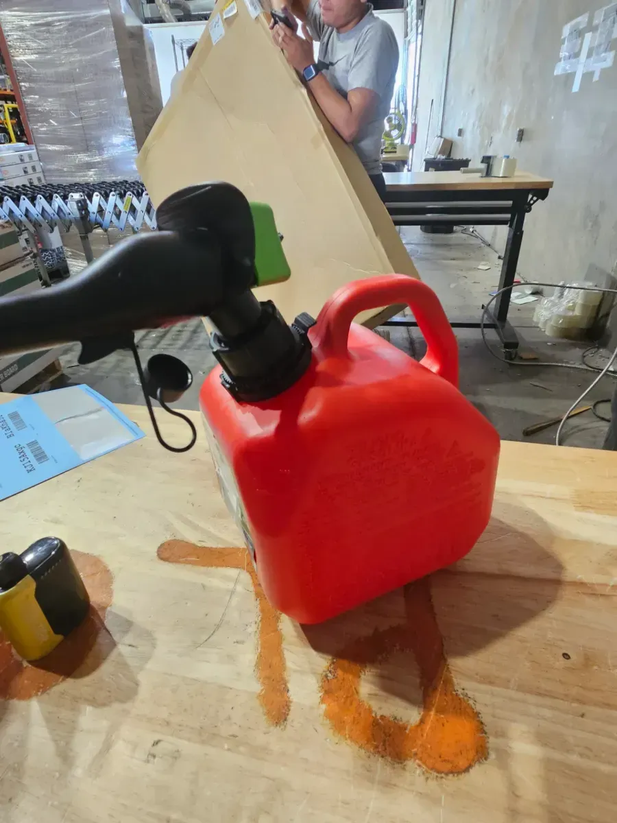 5 Gal. Smart Control Gas Can with Rear Handle, Red Fuel Container - image 2