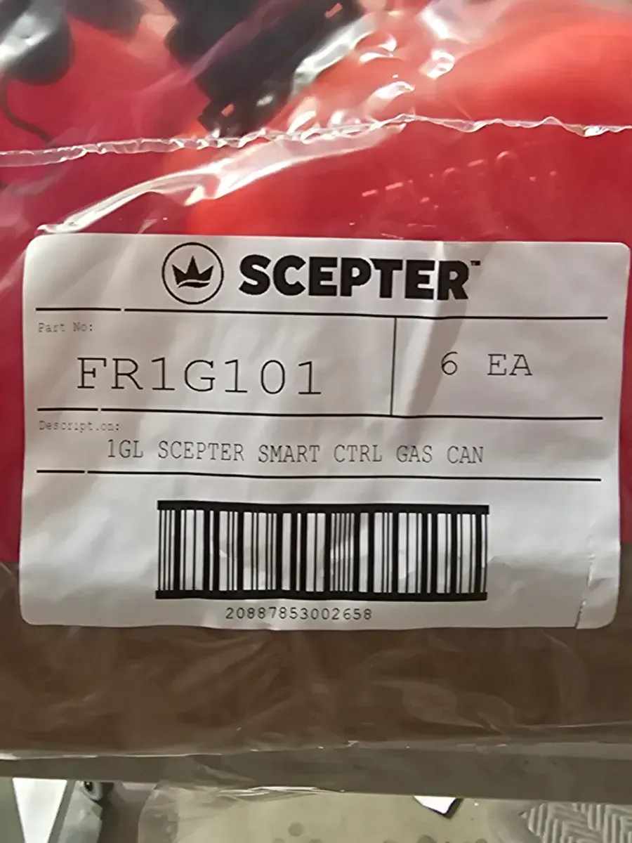 5 Gal. Smart Control Gas Can with Rear Handle, Red Fuel Container - image 4