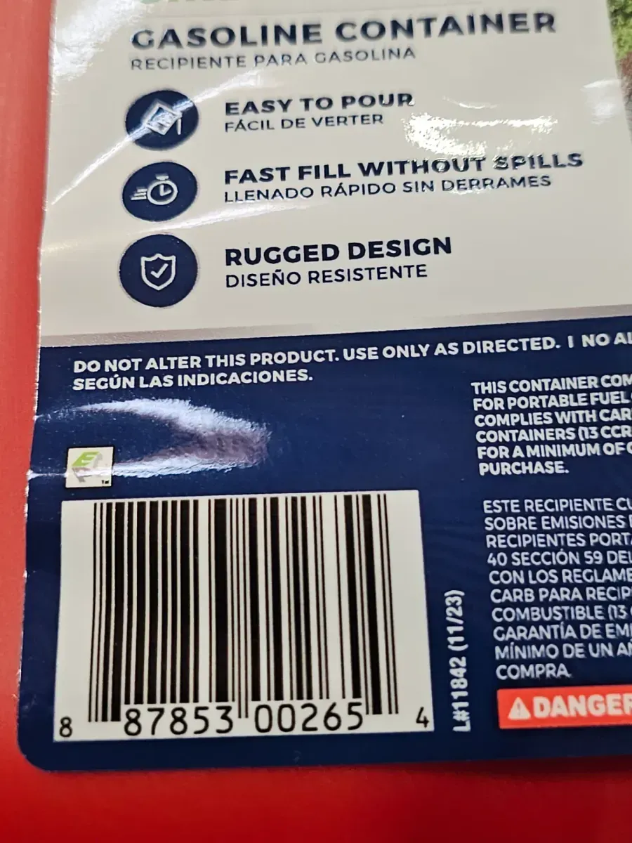 1 Gal. Smart Control Gas Can - image 4