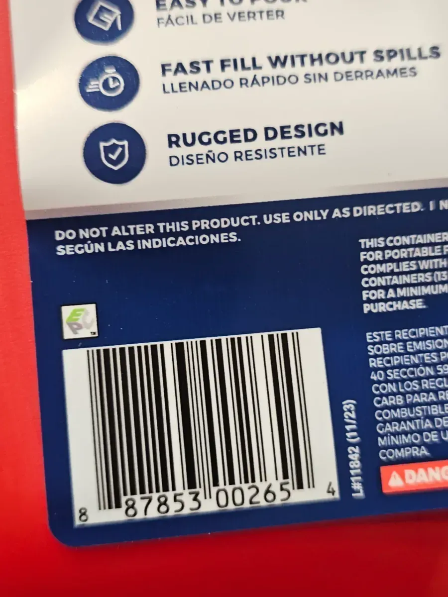 1 Gal. Smart Control Gas Can - image 4