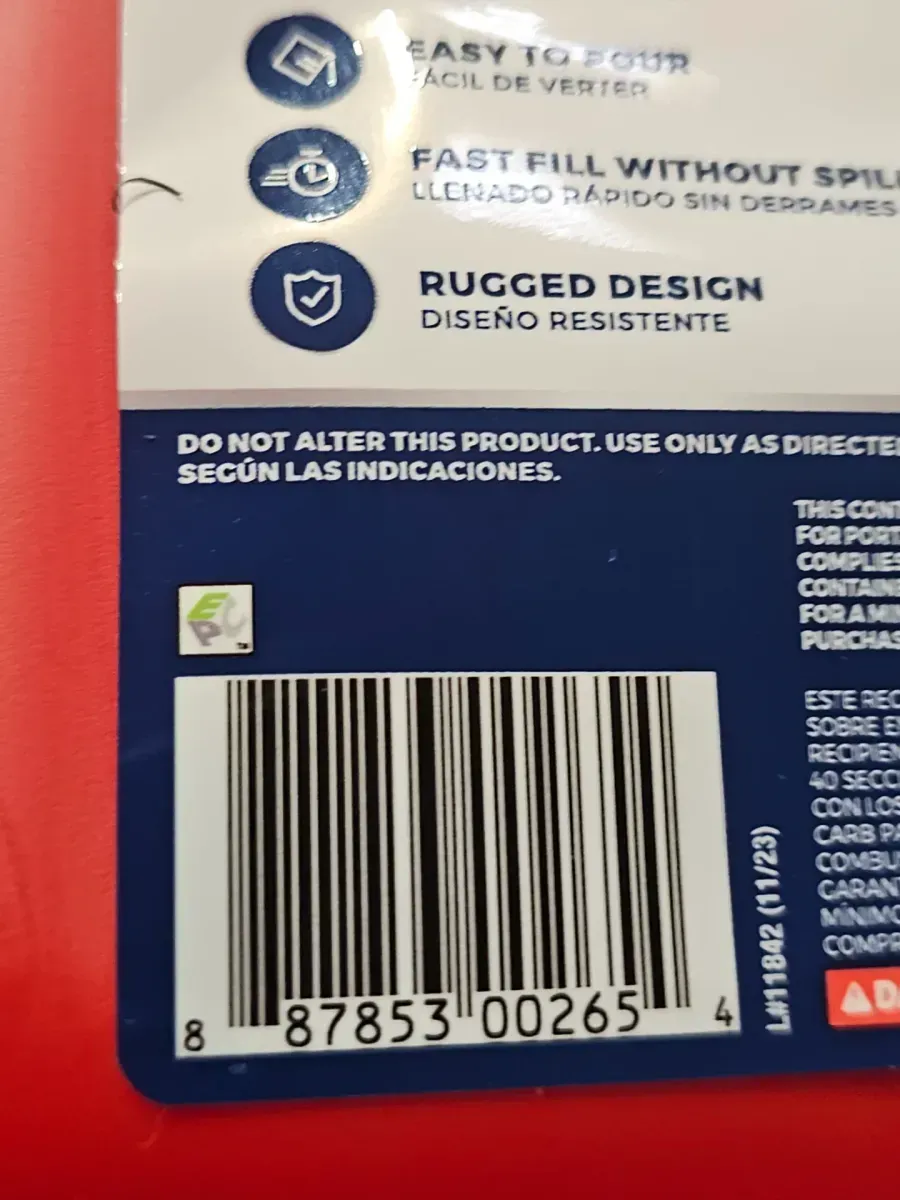 1 Gal. Smart Control Gas Can - image 2