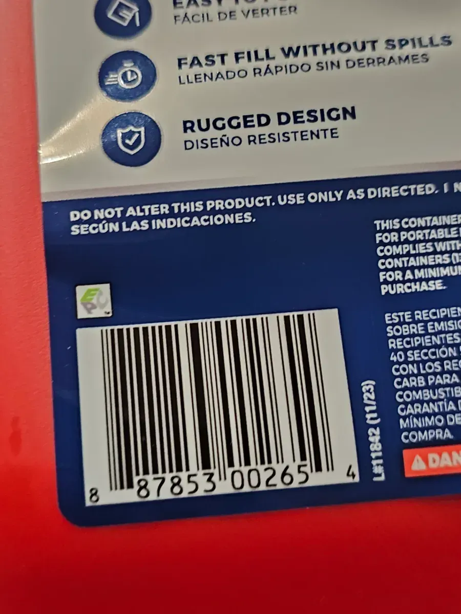 1 Gal. Smart Control Gas Can - image 2